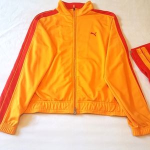 NEW! PUMA Retro red orange track suit jacket